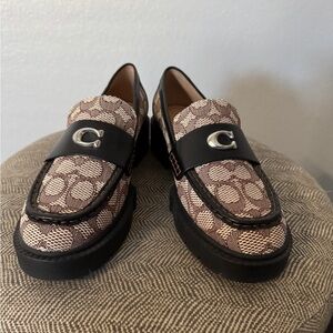 Coach Leah Loafer in Signature Jacquard